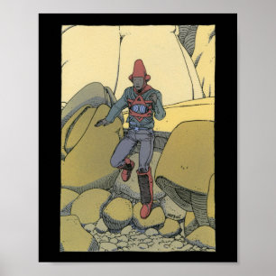 Binnen Moebius Sticker Poster
