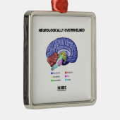 Binnen neurologisch Overweldigd (de Humor van Metalen Ornament (Rechts)