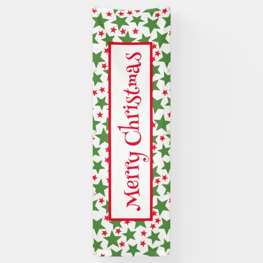 Binnen Openlucht Banner-Vrolijke Kerstmisbanner Spandoek (Verticaal)