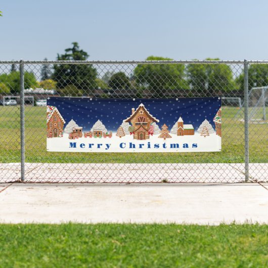 Binnen Openlucht Banner-Vrolijke Kerstmisbanner Spandoek (Insitu)