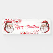 Binnen Openlucht Banner-Vrolijke Kerstmisbanner Spandoek (Horizontaal)