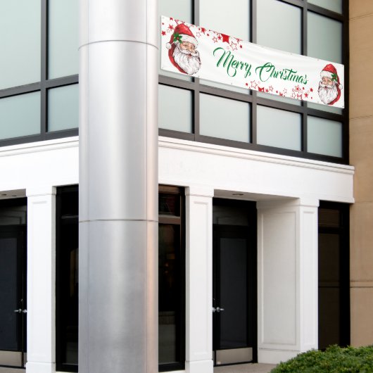 Binnen Openlucht Banner-Vrolijke Kerstmisbanner Spandoek (Buitenkant Gebouw)