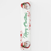 Binnen Openlucht Banner-Vrolijke Kerstmisbanner Spandoek (Verticaal)