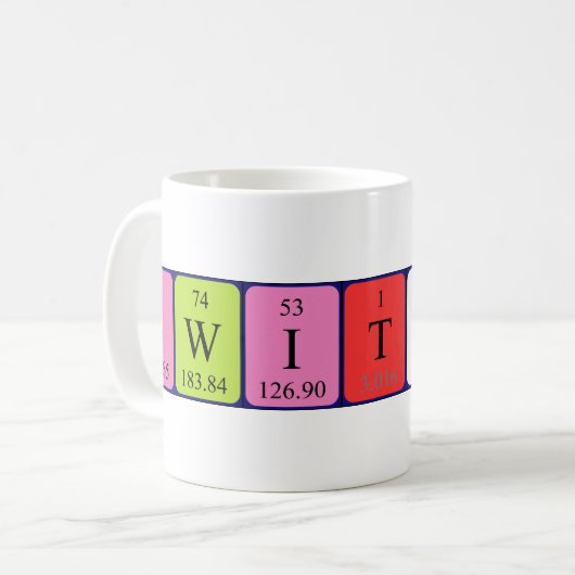 Binnen periodieke lijstnaam mok (Voorkant links)