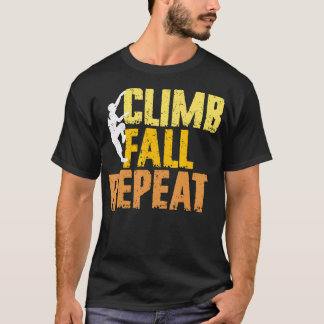Binnen rotsklimmen Klimmen Val T-shirt