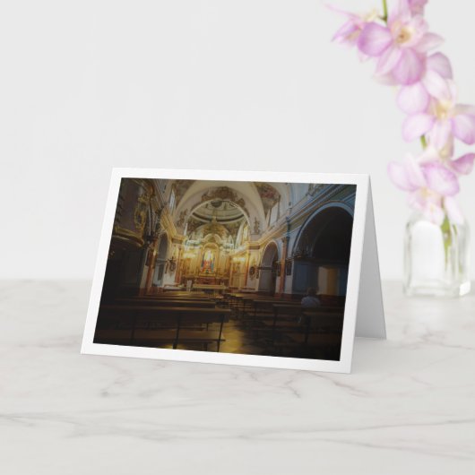 Binnen San Miguel-klooster, Lliria, Spanje Kaart (Orchidee)