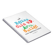 Binnen Skydiving is een Blast! Notitieboek (Rechterzijde)