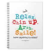 Binnen Skydiving is een Blast! Notitieboek (Voorkant)