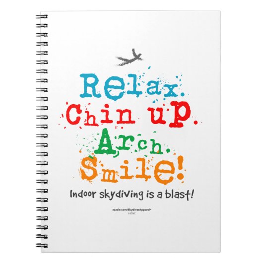 Binnen Skydiving is een Blast! Notitieboek (Voorkant)