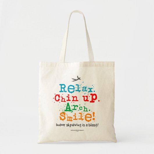 Binnen Skydiving is een Blast! Tote Bag (Voorkant)
