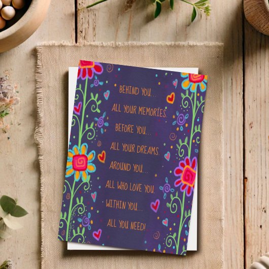 Binnen u Inspirerend offerte Afstuderen Kaart