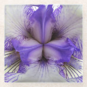 Binnen van een Iris Glazen Onderzetter (Voorkant)
