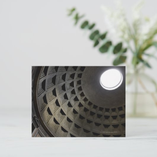Binnen van Pantheon Briefkaart (Staand voorkant)