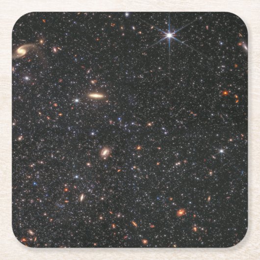 Binnen WLM Dwarf Galaxy | NIRCam | JWST Kartonnen Onderzetters (Voorkant)