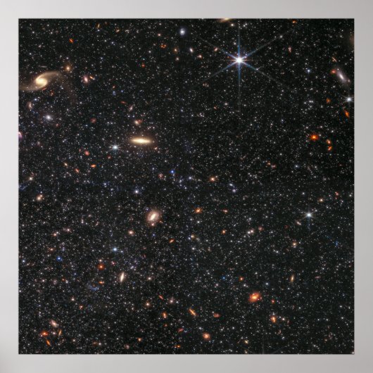 Binnen WLM Dwarf Galaxy | NIRCam | JWST Poster (Voorkant)