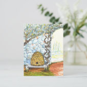 binnenbijenkorf briefkaart (Staand voorkant)