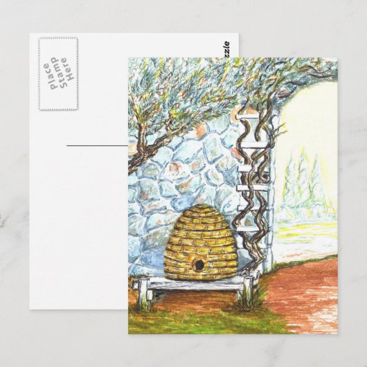 binnenbijenkorf briefkaart (Voorkant / Achterkant)