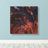 Binnenbrand Canvas Afdruk (Insitu (Houten vloer))