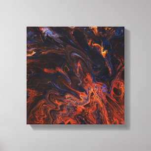 Binnenbrand Canvas Afdruk