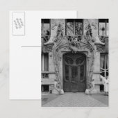 Binnendeur van de appartementen 2 briefkaart (Voorkant / Achterkant)