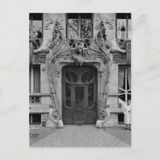 Binnendeur van de appartementen 2 briefkaart (Voorkant)