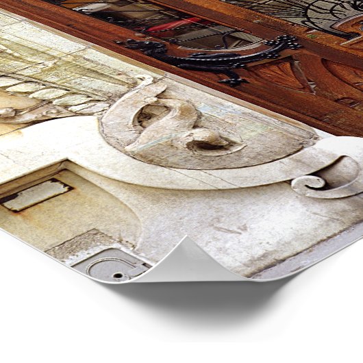 Binnendeur van de appartementen 2 poster (Hoek)