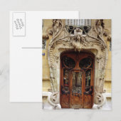 Binnendeur van de appartementen briefkaart (Voorkant / Achterkant)