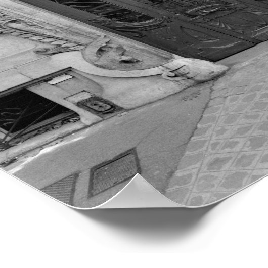 Binnendeur van de appartementen poster (Hoek)