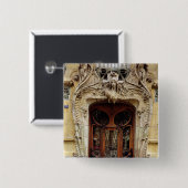 Binnendeur van de appartementen vierkante button 5,1 cm (Voorkant /achterkant)