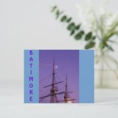 Binnenhavenolie Briefkaart (Staand voorkant)