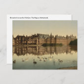 Binnenhof over de Hofvijver, Den Haag Briefkaart (Voorkant / Achterkant)
