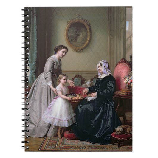 Binnenin bij "De kastanjes" Wimbledon, grootmoeder Notitieboek (Voorkant)