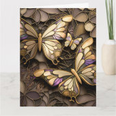 Binnenin blanco vlinders kaart (Voorkant)