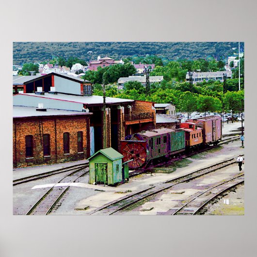 Binnenin de trein poster (Voorkant)