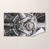 Binnenin een schroef bad handdoek (Handdoek)