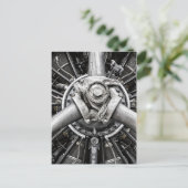 Binnenin een schroef briefkaart (Staand voorkant)