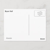 Binnenin een schroef briefkaart (Achterkant)