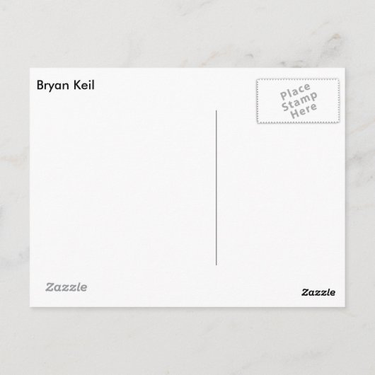 Binnenin een schroef briefkaart (Achterkant)