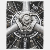 Binnenin een schroef fleece deken (Voorkant)