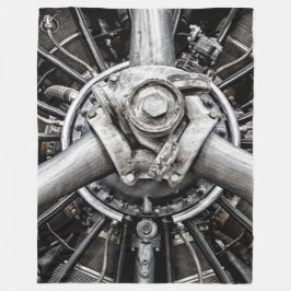 Binnenin een schroef fleece deken