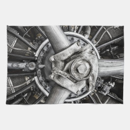 Binnenin een schroef theedoek