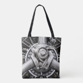 Binnenin een schroef tote bag (Achterkant)