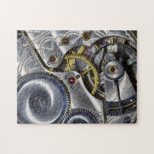 Binnenin een zakhorloge puzzel