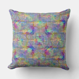 Binnenin gekleurde vlekken onder rechte dunne lijn kussen