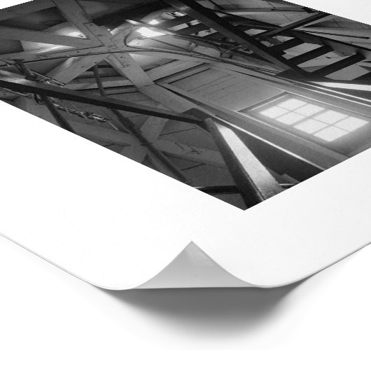 binnenin het lichthuis duxbury ma saquish poster (Hoek)