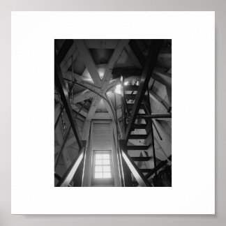 binnenin het lichthuis duxbury ma saquish poster