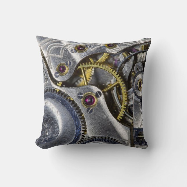 Binnenin horloge gooien kussen (Voorkant)