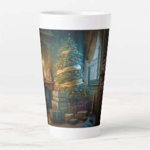 Binnenin kerstboomlatte Mok