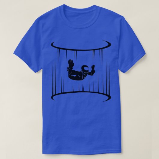 Binnenin Skydiving Wind Tunnel Tee Shirt (Design voorkant)