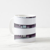 Binnenin wit gebouw koffiemok (Voorkant links)